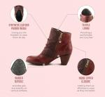 Black Ankle Bootie for Women