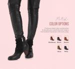 Black Ankle Bootie for Women