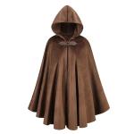 Medieval Renaissance Hooded Cape for Women and Men