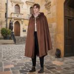 Medieval Renaissance Hooded Cape for Women and Men