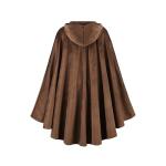 Medieval Renaissance Hooded Cape for Women and Men