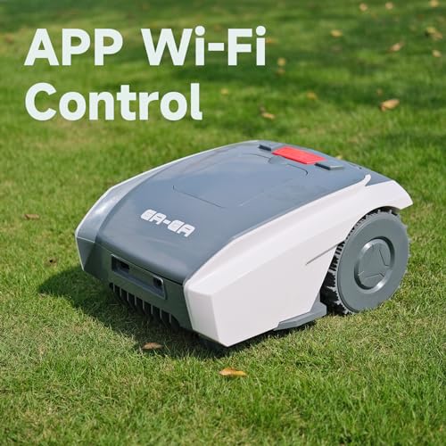 GA-GA Robotic Lawn Mower with Bluetooth Control & GPS