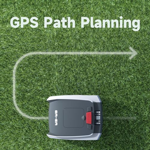 GA-GA Robotic Lawn Mower with Bluetooth Control & GPS