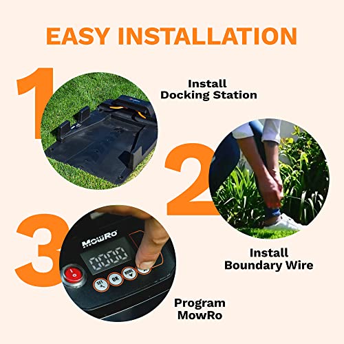 MowRo Robot Mower: 1/4 Acre, 20° Slope