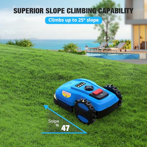 ACFARM Robot Mower, 20V, 4.0Ah, 1/4 Acre, Automatic
