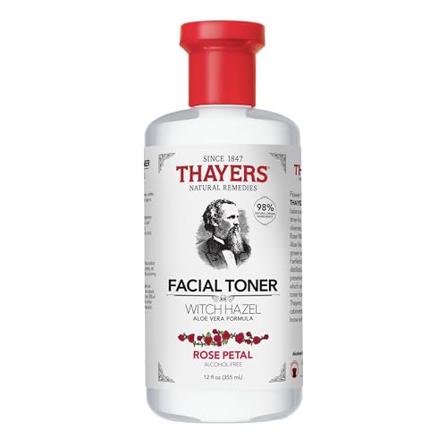 Rose Petal Witch Hazel Facial Toner with Aloe Vera