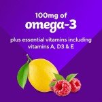 Vitafusion Omega-3 Gummy Vitamins, 120ct - Heart Health