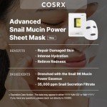 COSRX Snail Mucin Sheet Masks for Hydrated Skin