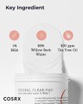 COSRX BHA Exfoliating Toner Pads for Clear Skin