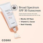 COSRX Vitamin E Sun Cream SPF 50, 1.69 oz