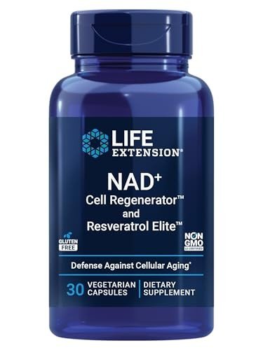 NAD+ Cell Regenerator & Resveratrol Elite Supplements