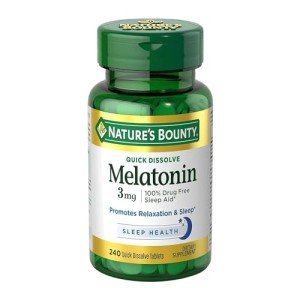 Nature's Bounty 3mg Melatonin Sleep Aid - Cherry