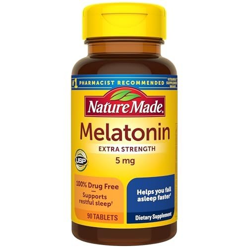 Extra Strength Melatonin 5mg Sleep Aid Tablets