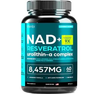 Extra Strength NAD Supplement with NMN & Antioxidants