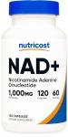 NAD+ 1,000mg Supplement - 120 Vegan Capsules