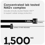 Toniiq NAD+ 1500mg - Ultra Strength Longevity Formula