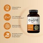 NatureBell CoQ10 100mg with Omega 3 – 240 Capsules