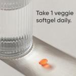 Vegan Vitamin D3 + K2 Softgels for Immune Health