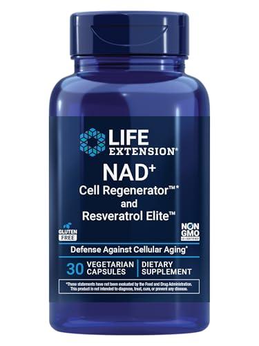 NAD+ Cell Regenerator & Resveratrol Elite Supplements