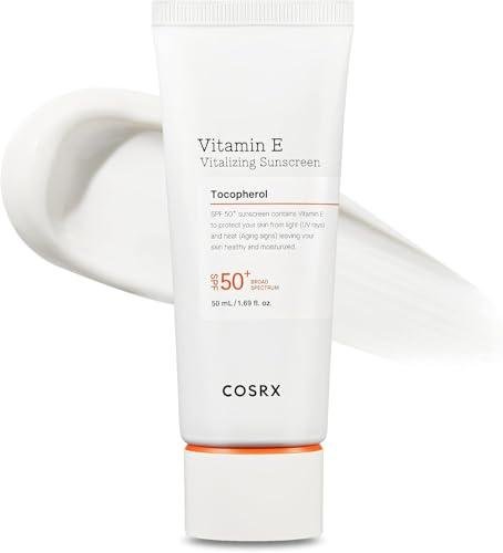 COSRX Vitamin E Sun Cream SPF 50, 1.69 oz