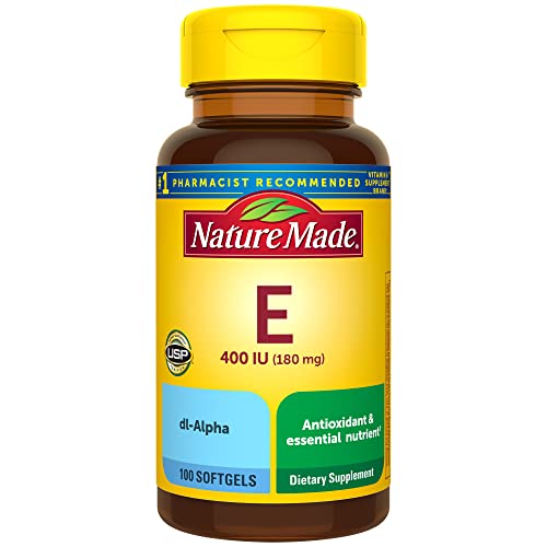 Potent Nature Made Vitamin E: 100 Softgels