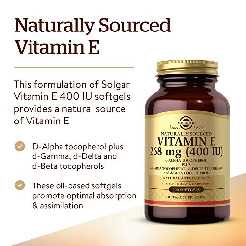 Solgar Vitamin E Softgels - Immune & Skin Support
