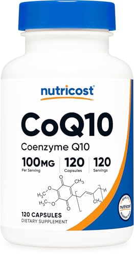 Nutricost CoQ10 100mg - 120 Vegetarian Capsules