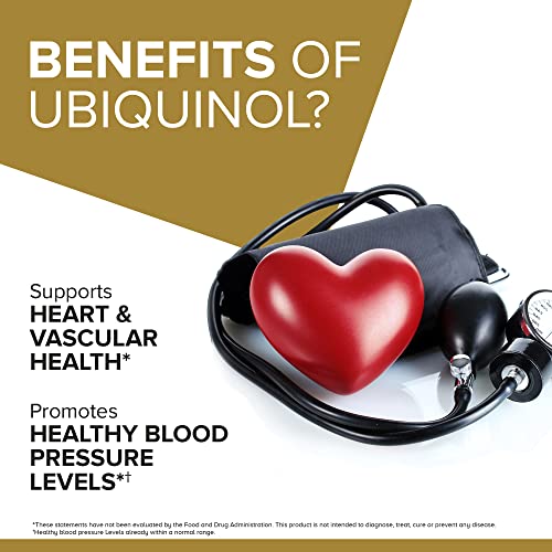 Qunol Ubiquinol CoQ10 Softgels 100mg - Heart Health