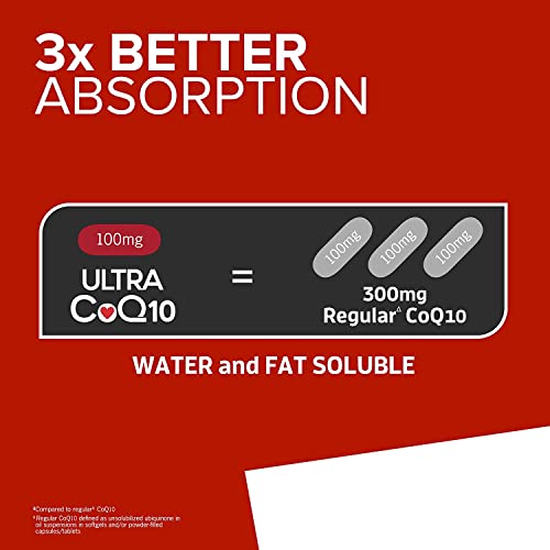 Qunol Ultra CoQ10 Softgels - Heart Health & Energy