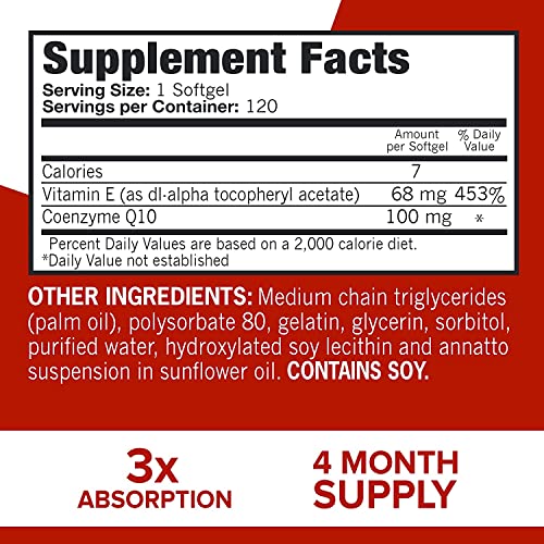 Qunol Ultra CoQ10 Softgels - Heart Health & Energy