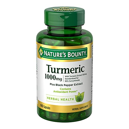 Turmeric with Black Pepper Extract, 1000mg, 60 Capsules