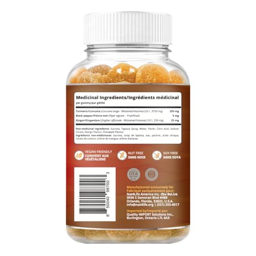 Turmeric Curcumin with Black Pepper & Ginger Supplement