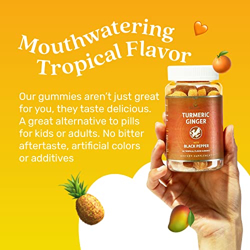 Turmeric Curcumin with Black Pepper & Ginger Supplement