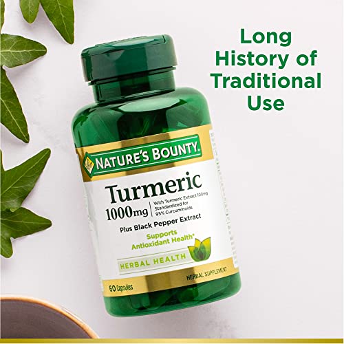 Turmeric with Black Pepper Extract, 1000mg, 60 Capsules