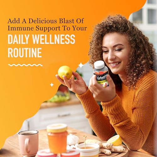 Airborne 750mg Vitamin C Gummies, Immune Support - 2x63ct