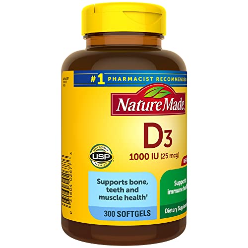 Vitamin D3 Softgel: Bone, Teeth, Muscle, Immune Support