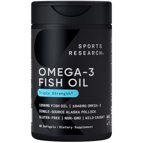 Triple Strength Omega 3 Fish Oil from Wild Alaskan Pollock