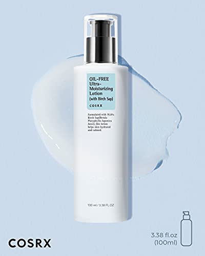 COSRX Birch Sap Oil-Free Acne Moisturizer, 3.38oz