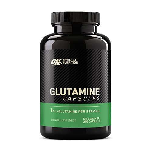Optimum Nutrition L-Glutamine Capsules, 1000mg, 240 Count