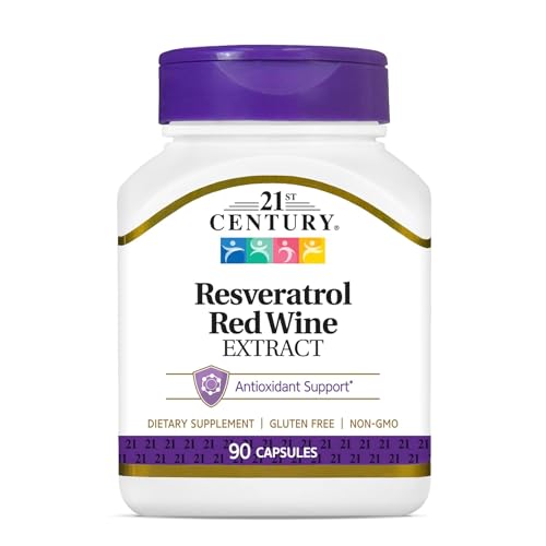 21st Century Resveratrol Capsules, 90 Count