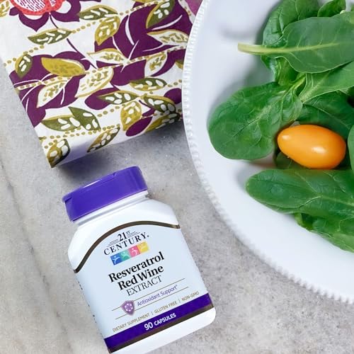 21st Century Resveratrol Capsules, 90 Count