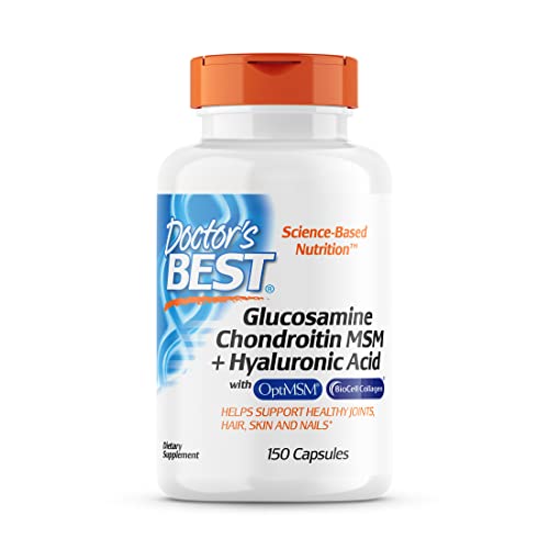 Joint Support Capsules with Glucosamine, Chondroitin, MSM & Hyaluronic Acid