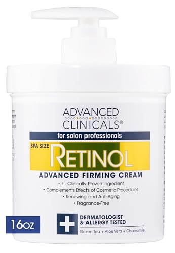 16oz Retinol Cream Erases Fine Lines, Fragrance-Free