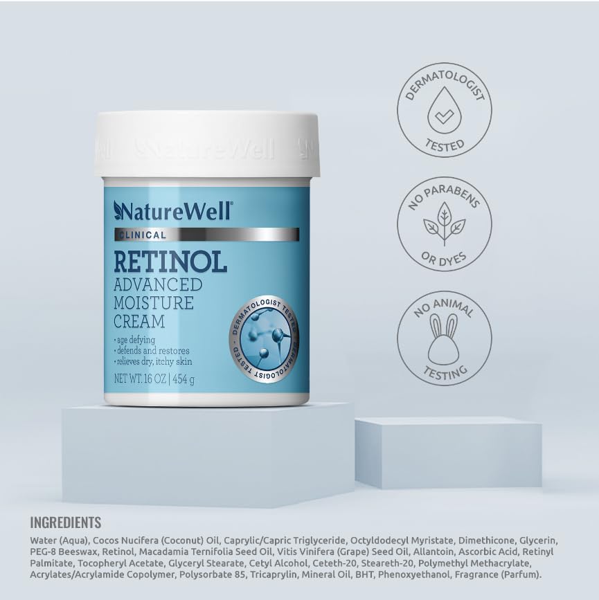 NATURE WELL Clinical Retinol Moisture Cream for Face