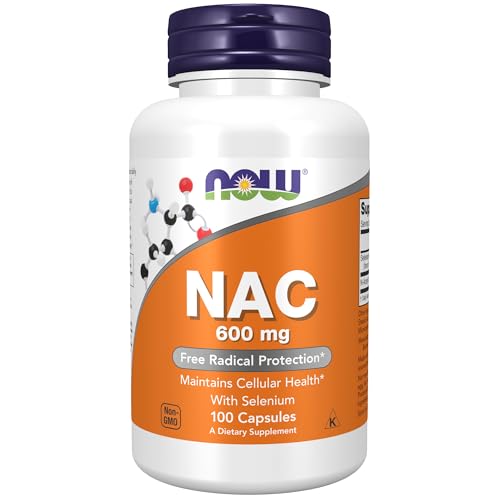 NOW NAC 600mg with Selenium & Molybdenum Capsules