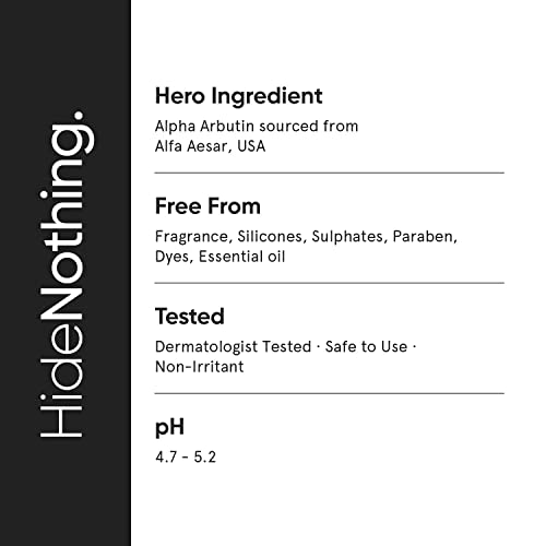 Alpha Arbutin Serum for Pigmentation, Acne & Dark Spots