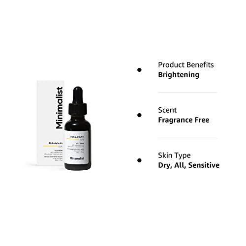 Alpha Arbutin Serum for Pigmentation, Acne & Dark Spots