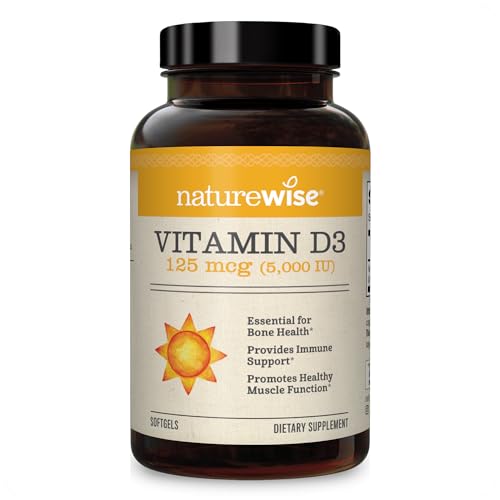 NatureWise Vitamin D3 5000iu 1 Year Supply Glute-Free