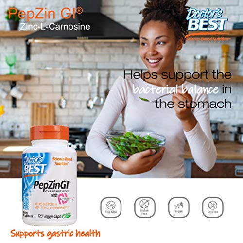Doctor's Best PepZin GI Digestive Support Capsules