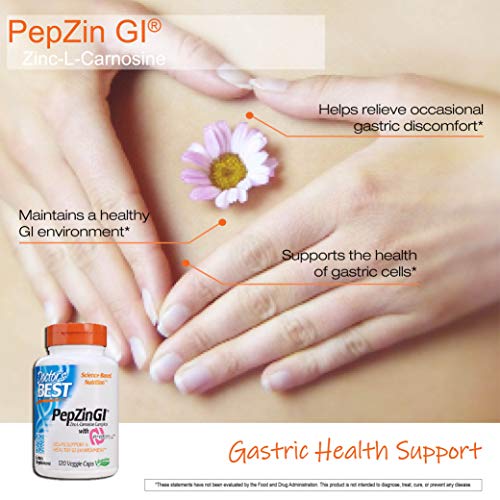 Doctor's Best PepZin GI Digestive Support Capsules